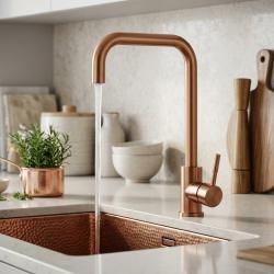 Pure.Sink Elite Steel Pure Kitchen Faucet PVD Copper PS8010-62